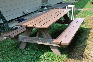 Building A Picnic Table With Separate Benches boat shelves Plans 